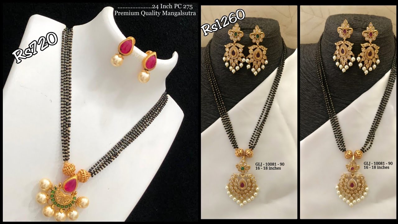 Premium quality black beads chains collection to buy online WhatsApp