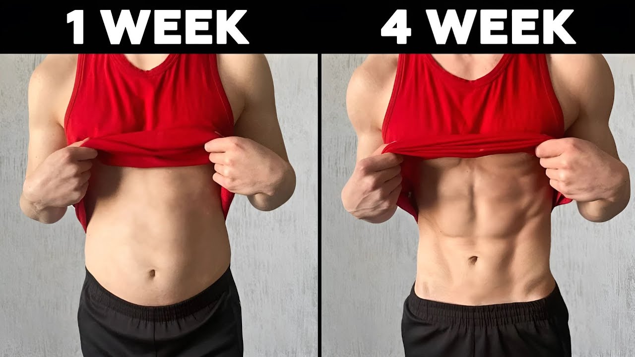 Get 6 PACK ABS in 28 Days | Abs Workout Challenge (4 days a week)🔥 ...