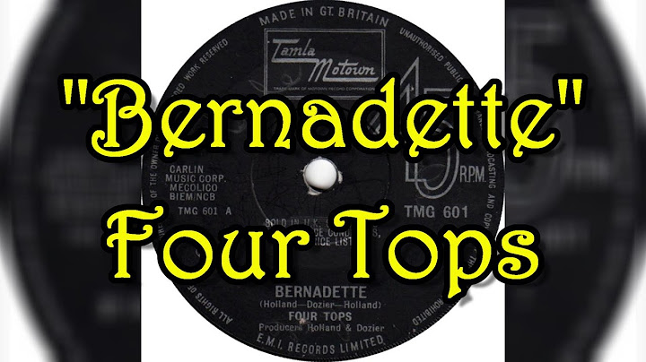 Bernadette Lyric Video version - Lyric Video performance video thumbnail