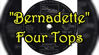 Video thumbnail of ""Bernadette" - The Four Tops (lyrics)"