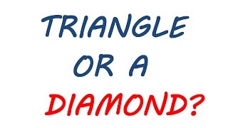 C:19- Revision | Writing a Program to make a Triangle and a Diamond