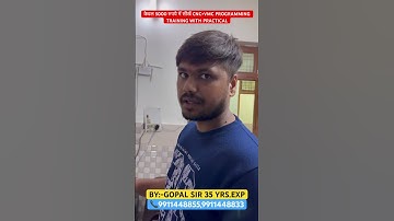 CNC AXIS MOVEMENT IN HANDLE MODE PRACTICAL BY STUDENT #cnc #plc #shorts #programming