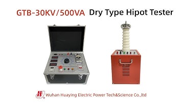 GTB-30KV/500VA Dry Type Hipot Tester Operation Video
