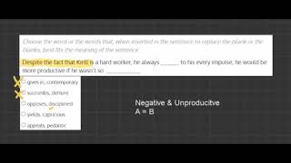 CCAT Simulation 4 Question 44