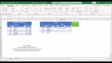 Como cadastrar produtos na planilha do Excel?