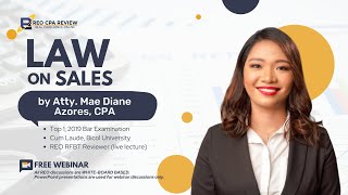 Law on Sales by Atty. Mae Diane Azores (PUPFJIA)