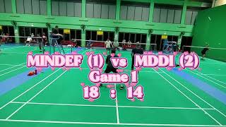 MINDEF(1) vs MDDI(2) Quarter Final - 1st match (Active Agers)