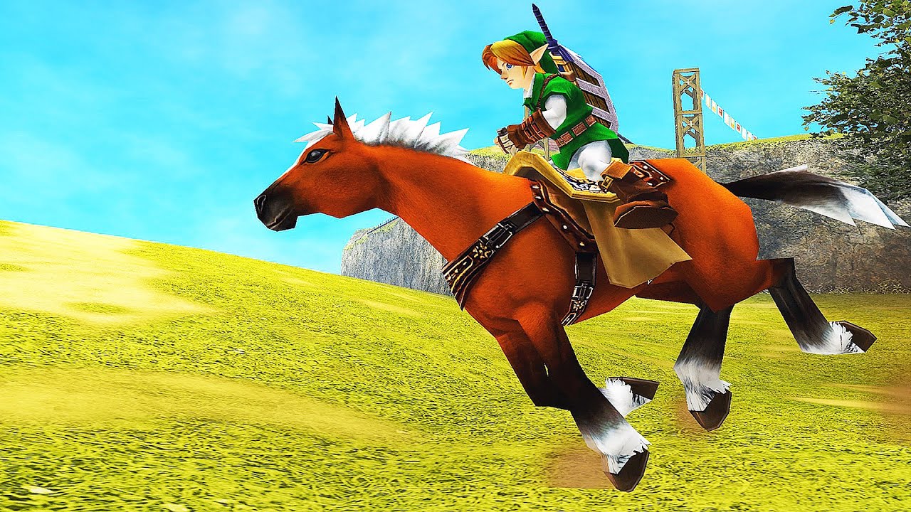 Link Rescues Epona OCARINA OF TIME YouTube