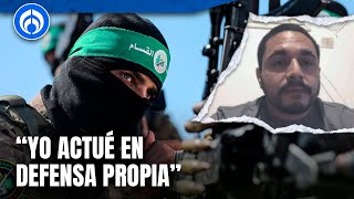 Mexicano en Israel relata cómo abatió a un miliciano de Hamas: "Yo sólo tenía un cuchillo"