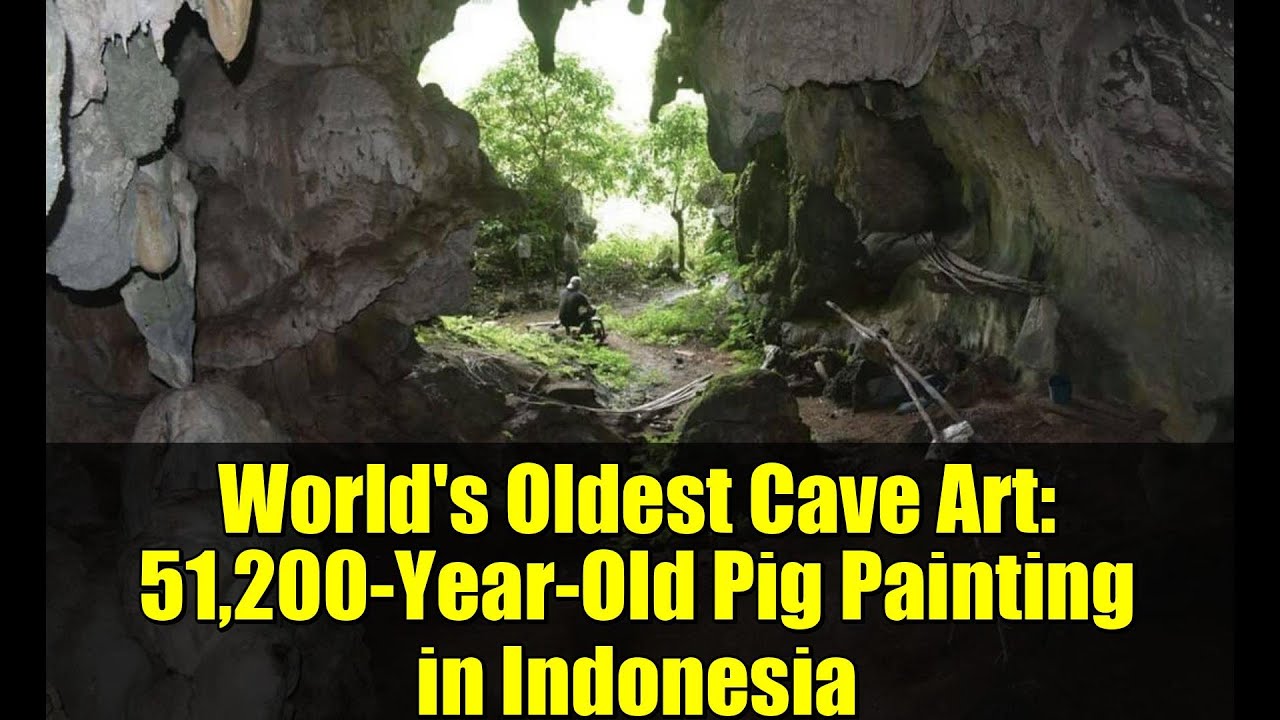World's Oldest Cave Art: 51,200-Year-Old Pig Painting in Indonesia