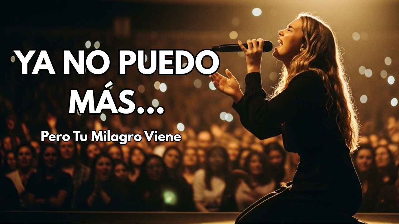 YA NO PUEDO MÁS...Pero tu milagro Viene-  Louvor Inspirado Marcela Gándara- 🙏alabanza y adoración