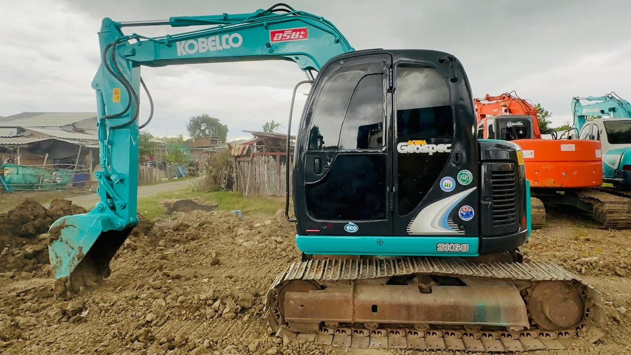 SK60-5 ระบบดีมากเครื่องปั๊มแห้งรถทำงานไวเร็วแรง 3800000บาท623388688รถพร้อมใช้รับประกันสินค้ามาก