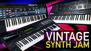 Vintage Synth Jam on Chroma Polaris, JD-800, Wavestation, D-50, K5000S | Blade Runner Inspired