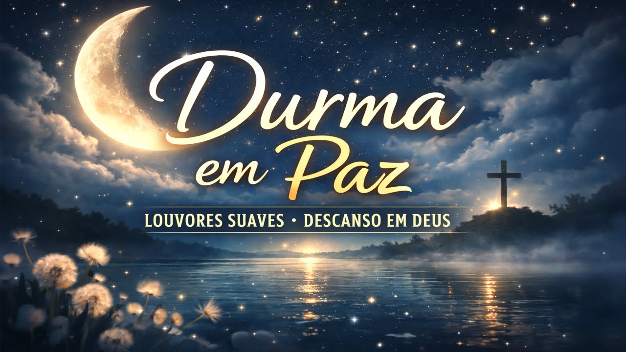 Louvores Suaves para Dormir em Paz 🌙 | Adoração Calma • Descanso em Deus • Noite Tranquila