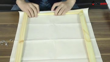 How to Assemble CNC Wooden Frame for Paint by Numbers Canvas