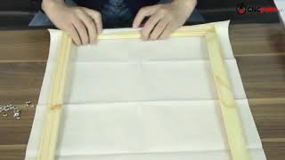 How to Assemble CNC Wooden Frame for Paint by Numbers Canvas 