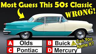 Can YOU Name These 1950s Classic Cars?? How Many Will You Know?