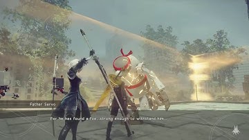 NieR:Automata Robo Dojo Red Belt (Hard) Final Father Servo Quest