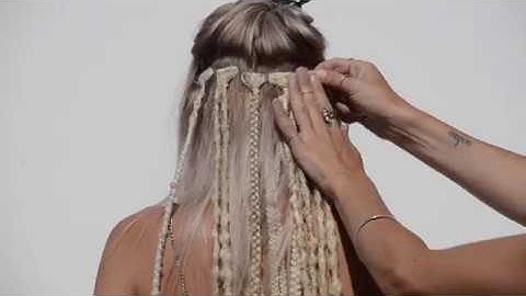 Clip in Dreads Tutorial 1