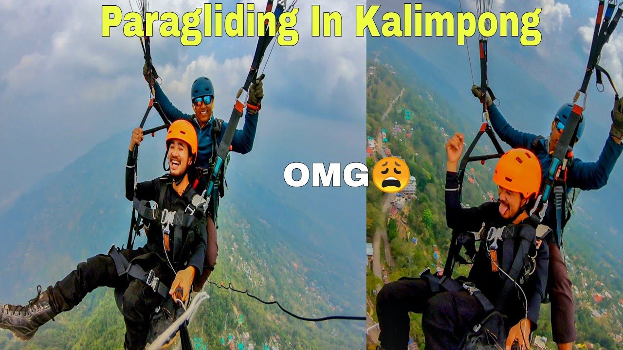 My First Ever Paragliding Experience In Kalimpong |Vomiting 😵 Say Halat kharab huwa @basantvlogs