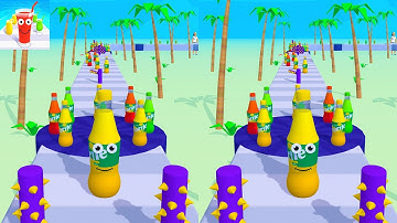 Juice Run All Levels Gameplay Walkthrough Android, iOS Part-10 SHAPE GAMES SG425