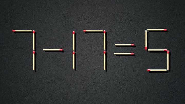 Move only 1 stick to make equation correct | Matchstick puzzle with answer