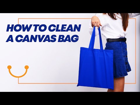 Video: Hoe maak je een stoffen tas schoon?
