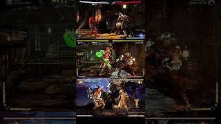 Shao Kahn Combo MK11 vs MK1 vs Injustice