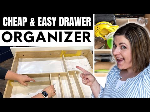 How To Build Simple and Cheap DIY Drawer Organizer