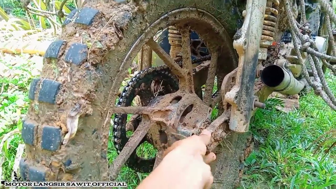 Review motor kerja langsir sawit, Shock depan di tambah Pir RX King