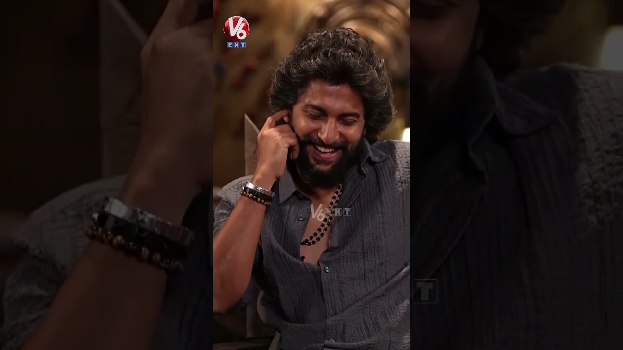 నాని నిజంగానే సిగరెట్లు తాగుతాడా..  | Natural Star Nani Interview | HIT 3 Movie | V6Ent