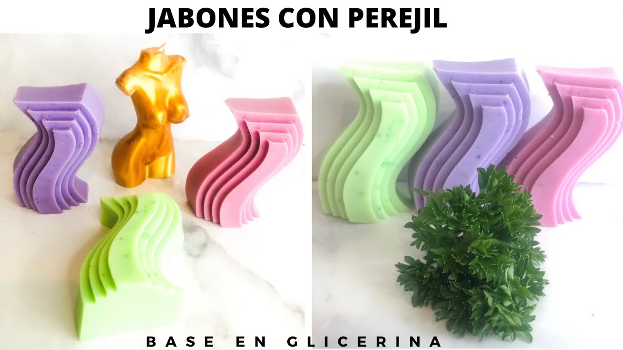 JABON DE PEREJIL QUE AYUDA A DISMINUIR LAS MANCHAS.