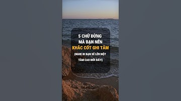 5 chữ " ĐỪNG " bạn nên Khắc Cốt Ghi Tâm ! #baihoccuocsong #trending #xuhuong