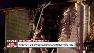 Buffalo firefighters investigating overnight house fire