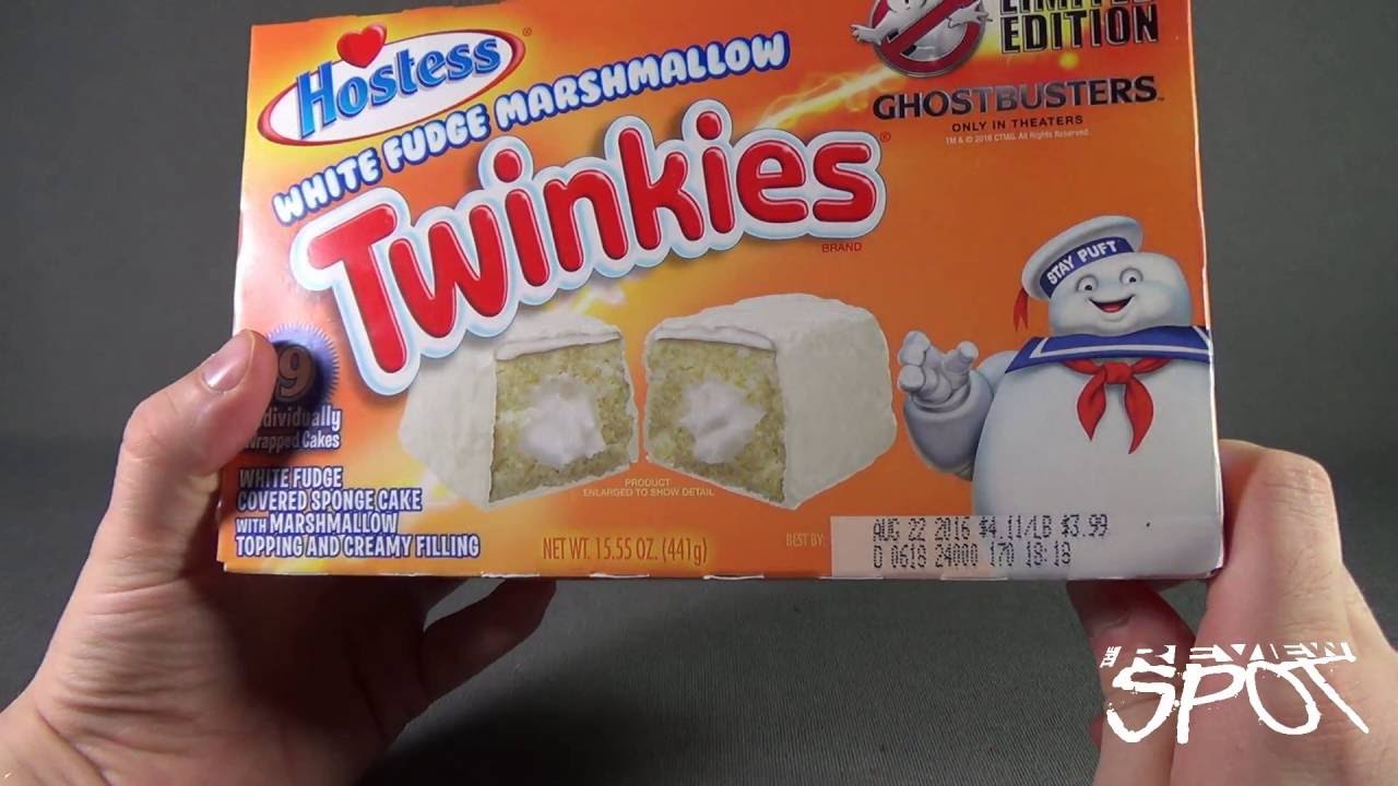 Random Spot - Hostess Ghostbusters Limited Edition White Fudge Marshmallow Twinkies