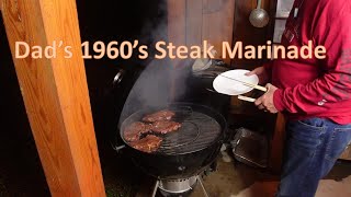 Dad's Deliciously Retro Marinated Ribeyes From The 1960s