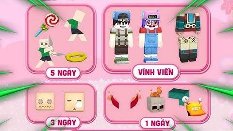 Sự kiện mới nhận miễn phí đồ hiếm trong Blockman go - Adventures