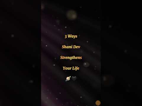 3 Ways Shani Dev Strengthens Your Life🪐🖤 #shanidev #bhaktishorts #motivation #devotionalshorts
