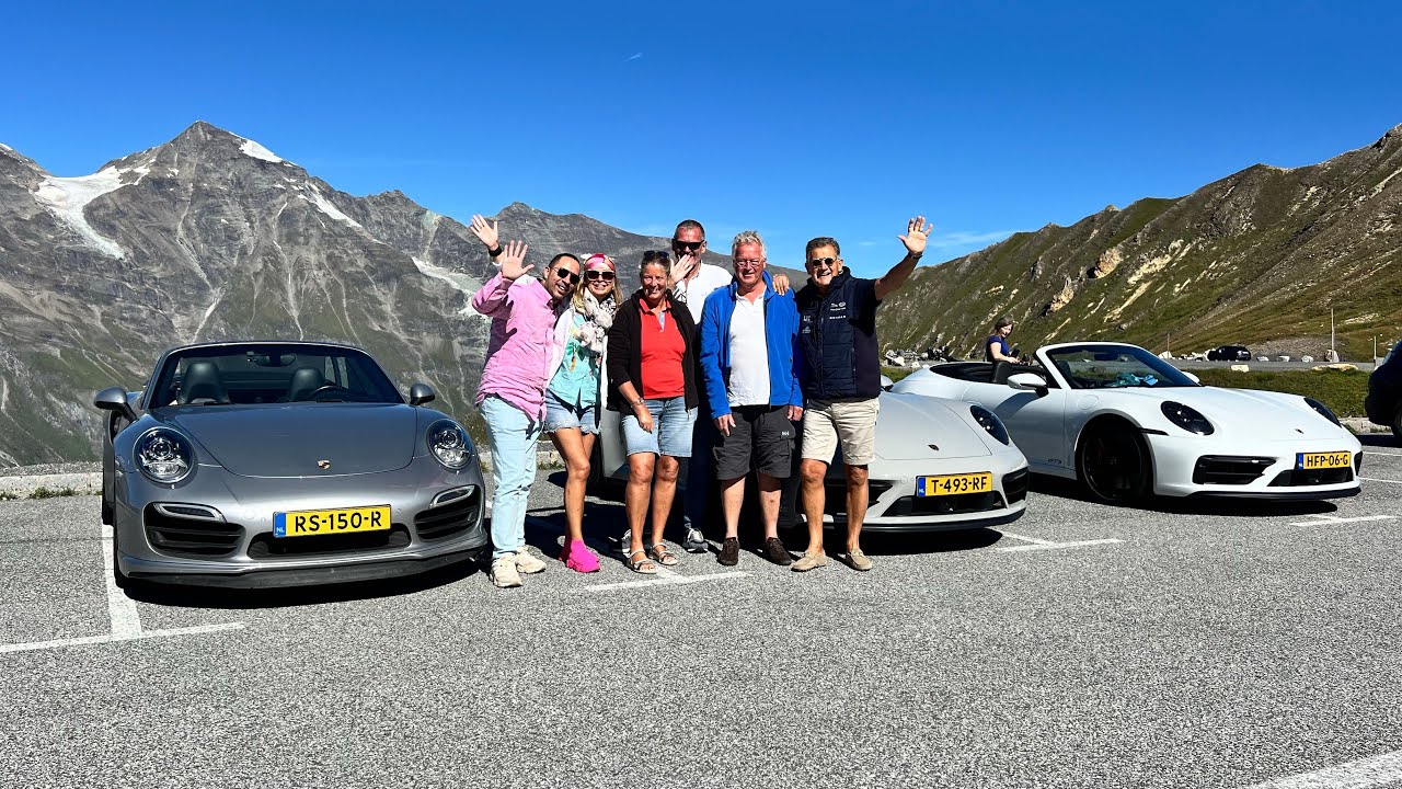 1 sep. 2025, Porscherally start in Fieberbrunn en via de Großglocknerstraße naar de Dolomieten