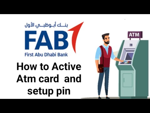 How To Active Atm Card Fab Atm Car Set A Pin Easy Trick 
