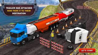 Off-road Oil Tanker Transport Truck Driver 2020, Android Free Truck Games, Dangerous offroad tracks screenshot 5
