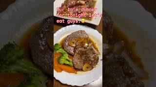 I’m back to my cooking with love it’s our late dinner for tonight. Kain tayo.😋❤️