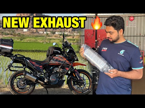 KTM 390 Adventure | New Red Rooster EXHAUST | #Kannada Vlog | #TheGeekIndia