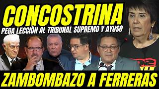 NIEVES CONCOSTRINA SALE OVACIONADA POR CORRECTIVO AL BURDO FERRERAS TRIBUNAL SUPREMO Y AYUSO"