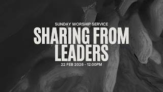 Sunday Worship Service | 22 Feb 2026