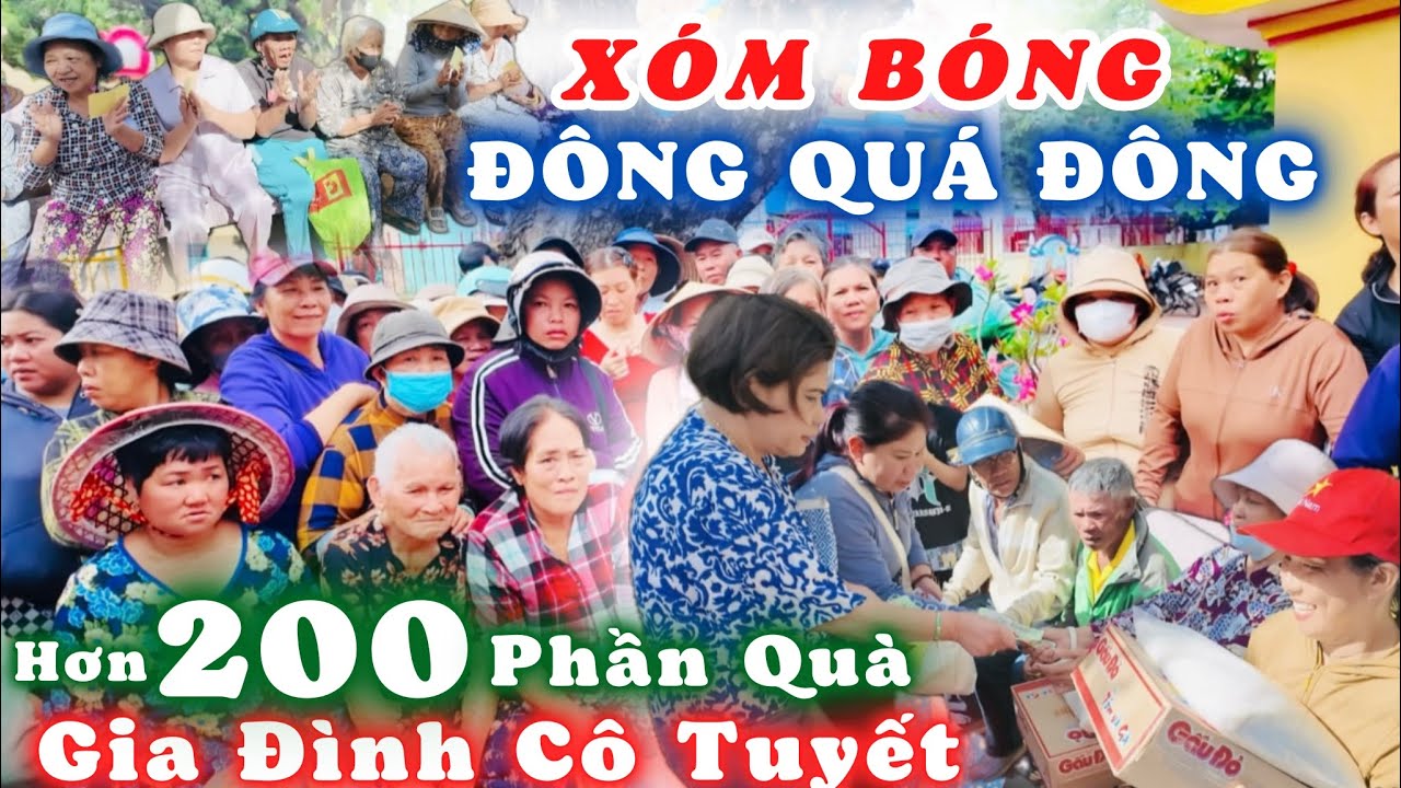 XÓM BÓNG NHA TRANG RỰC LỬA TỪ THIỆN! Hàng trăm người xếp hàng nhận gạo, cảnh tượng chưa từng thấy!