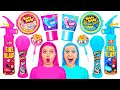 Pink Food Vs Blue Food Color Challenge Edible Battle By TeamTeen Challenge 
