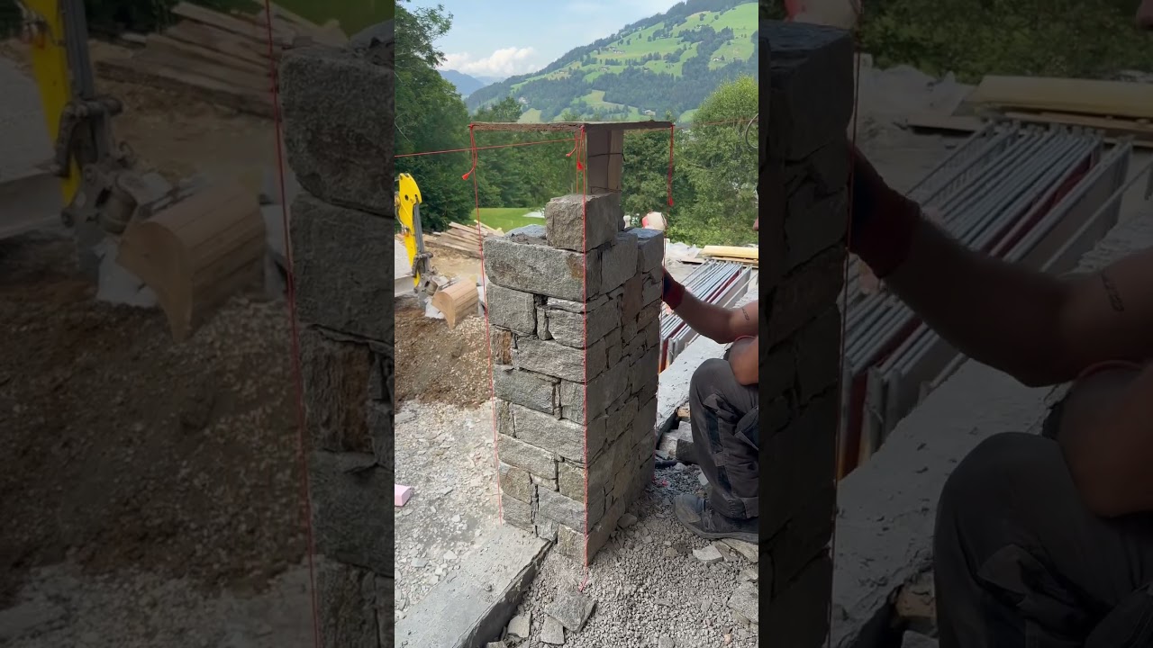 stone column ⚒️natural stone 💪🏻 