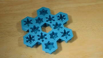 Making Snowflake Ice Cubes With TrueZoo