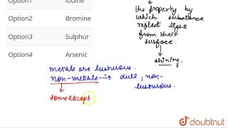 कौन सी अधातु में चमकदार चमक होती है? | कक्षा 12 | धातु और अधातु | रसायन विज्ञान ... screenshot 2